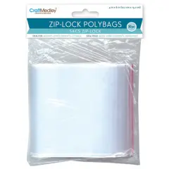 Craft Medley Ziplock Polybags 30/Pkg-4"X6" Clear