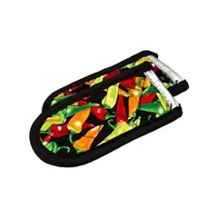 Lodge Hot Handle Mitt Multi - Peppers (Set of 2)