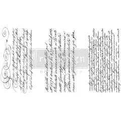 Prima Marketing Re-Design Decor Transfers 6"X12" 3/Sheets-Secret Letter