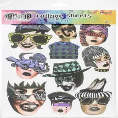 Dyan Reaveley's Dylusions Collage Sheets 8.5"X11" 24/Pkg-Set 1