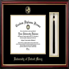 University Of Detroit, Mercy 11w x 8.5h Tassel Box and Diploma Frame