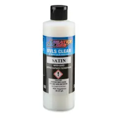 Createx UVLS Clear Top Coat - Satin, 8 oz