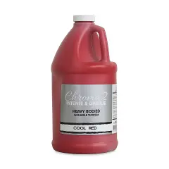 Chroma 2 Washable Tempera - Cool Red, 67.7 oz
