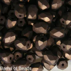 Baros Par Puca&reg;, Czech glass bead, Dark Bronze Matte, 10 grams