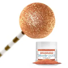 Bakell - Rose Gold Dazzler Dust (5g, 1x Jar) Non-Toxic Decorating Glitter for Arts and Crafts