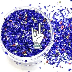 Mood Indigo Premium Grade German Glass Glitter Mix for Epoxy and UV Resin Art