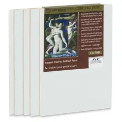 Masterpiece Sausalito Hardcore Pro Canvas Panel Pack - 4" x 6", Pkg of 5