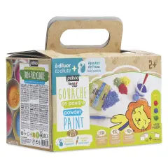 Pebeo Tactilcolor Powder Gouache Paints - Assorted Colors, 100 g (3.5 oz) Bags, Set of 4