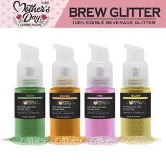 Mother's Day Brew Glitter Spray Pump Combo Pack Collection A (4 PC SET)
