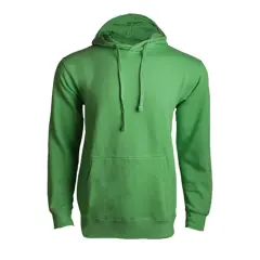 Men's Long Sleeve Hoodie Sweatshirt Hooded Casual Jumper Kelly green