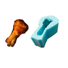 1pc Chicken Wing Drumette Silicone Mold| Dessert Shape Silicone Mold| Soap| Candle | Mold for Wax| Mold for Resin