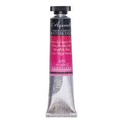 Sennelier French Artists' Watercolor - Rose Madder Lake, 21 ml Tube