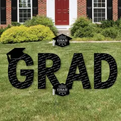 Big Dot of Happiness Graduation Cheers - Grad Yard Sign Outdoor Lawn Decorations - Graduation Party Yard Signs - Grad