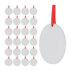 Craft Express Sublimation Printing Ornament - Acrylic Circle, 3", Pkg of 25