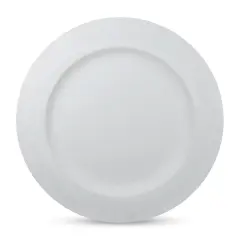 Mayco Earthenware Bisque Plates - Pkg of 12, Rimmed Dinner Plate, 9-3/4"