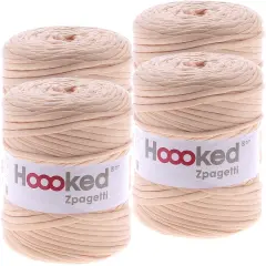 Multipack of 4 - Hoooked Zpagetti Yarn-Ballet Peach