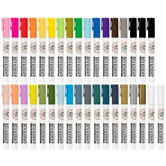 Risky's Tools of the Trade- 35 Pack 1mm Acrylic Based Paint Pens for Graffiti and Fine Art.