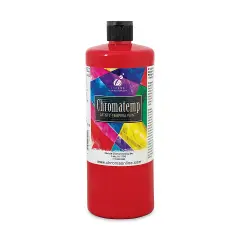 Chroma Chromatemp Artists' Tempera Paint -Red, Quart