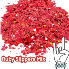 Ruby Slippers Holographic Pixie for Poxy Chunky Glitter Mix