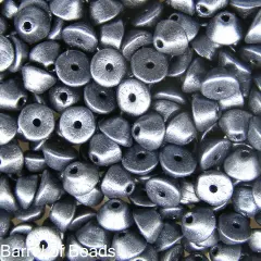 Konos Par Puca&reg;, Czech glass bead, Metallic Matte Dark Blue, 10 grams