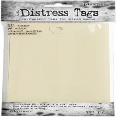 Tim Holtz Distress Heavystock Tags #8-20/Pkg