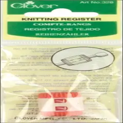 Clover Knitting Register-Fits Up To Size 10.5