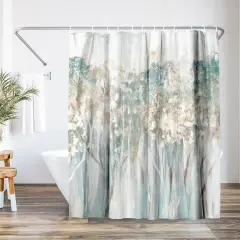 Americanflat 71" x 74" Shower Curtain, Dewy Iii by PI Creative Art