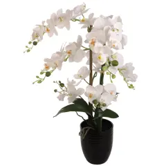 22-Inch Phalaenopsis Orchid Arrangement for Home and Office Floral D&eacute;cor, Floral Home by Artificial Flowers