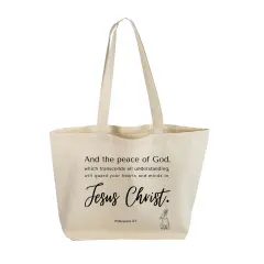 Blessed Simplicity Christian Tote Bags