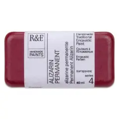 R&F Encaustic Paint Block - Alizarin Permanent, 40 ml block