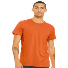 BELLA + CANVAS&reg; CVC Crewneck Short Sleeve Jersey Tee Heather orange