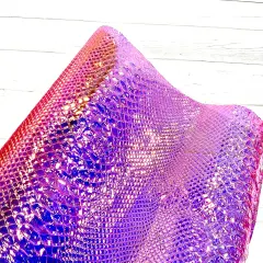 Transparent Holographic Snake Pink holographic