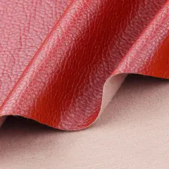 Vinyl Fabric Faux Leather Boat Auto Upholstery 54" By the Yard Red