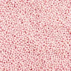 Krazy Sprinkles - Baby Pink Pearl Mini Beads (1/2 Cup, 1x Jar) for Cakes, Ice Cream & Cookies