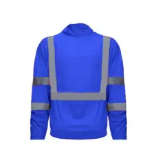 RADYAN&reg; Reflective Safety Hoodie for Men with Pockets and Hood Royal