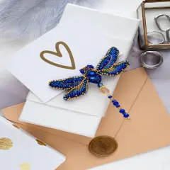 Bead Embroidery Decoration Kit Dragonfly