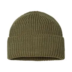 Atlantis Headwear&reg; Sustainable Chunky Rib Cuffed Beanie Olive
