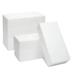 6 Pack Polystyrene Foam Blocks for Crafts Supplies, DIY Projects (8 x 4 x 2 In)