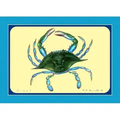 Betsy Drake Female Blue Crab Place Mat Set of 4