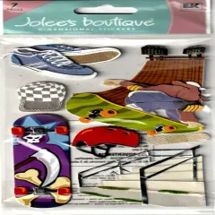 Jolee's Boutique Skateboarding Dimensional Stickers