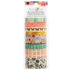 American Crafts April And Ivy Washi Tape 8/Pkg-Gold Foil
