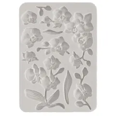 Stamperia Silicone Mold A5-Orchids And Cats Orchids