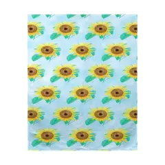 Betsy Drake Sunflower Tiled Beach Towel Multicolor