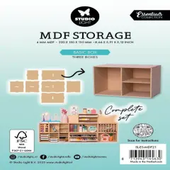 Studio Light MDF Storage Essentials-Nr. 21, Basic Box Three Boxes