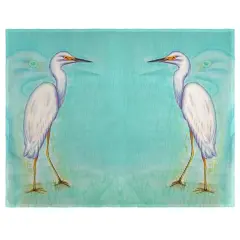 Betsy Drake Snowy Egret Place Mat Set of 4