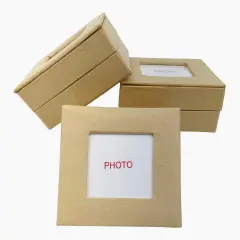 Value Pack of 3 Square Photo Box -Small