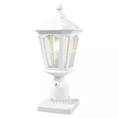 Outdoor Waterproof Post Pole Lantern E26 Base Max 60W Dusk to Dawn Post Lamp