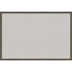 Svelte Wood Framed Corkboard, Grey Cork Svelte Clay Grey