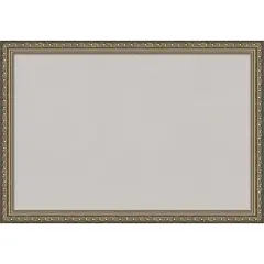 Parisian Silver Wood Framed Corkboard, Grey Cork