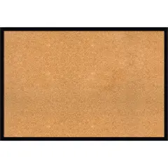 Svelte Wood Framed Corkboard, Natural Cork Svelte Noir Black